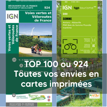 Cartes IGN des véloroutes et voies vertes